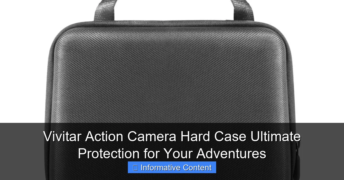 Vivitar Action Camera Hard Case Ultimate Protection for Your Adventures