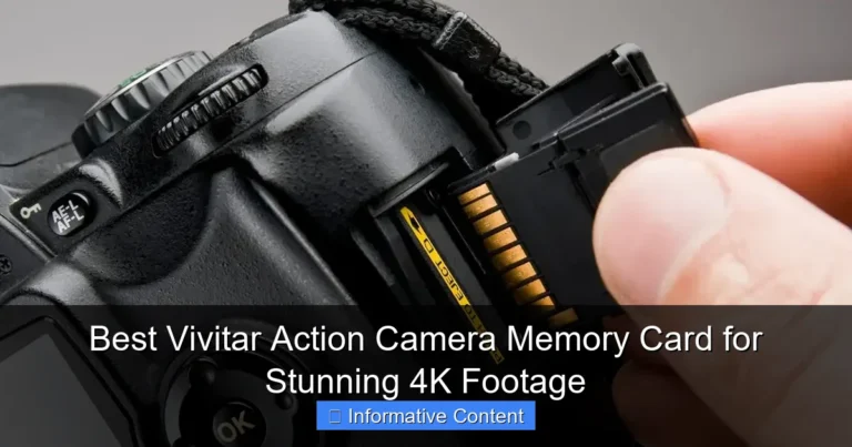 Best Vivitar Action Camera Memory Card for Stunning 4K Footage