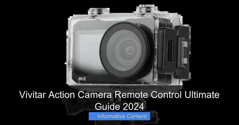 Vivitar Action Camera Remote Control Ultimate Guide 2024