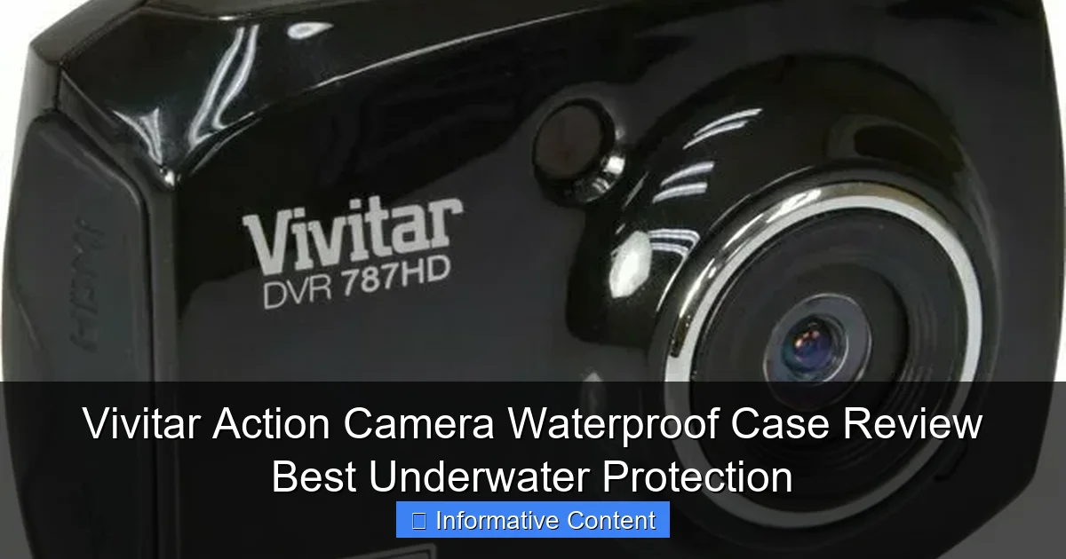 Vivitar Action Camera Waterproof Case Review Best Underwater Protection
