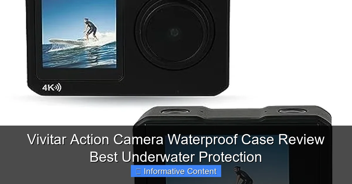 Vivitar Action Camera Waterproof Case Review Best Underwater Protection
