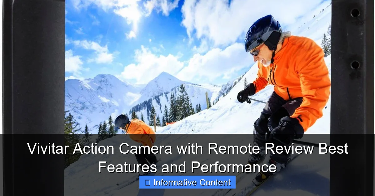 Vivitar Action Camera with Remote Review Best Features and Performance