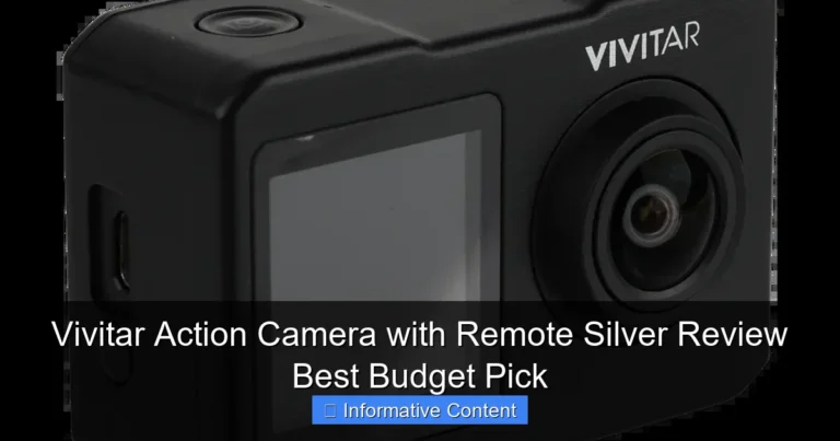 Vivitar Action Camera with Remote Silver Review Best Budget Pick