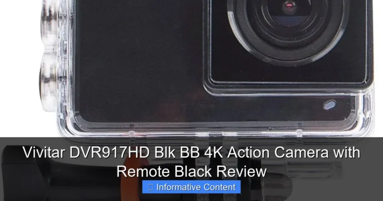 Vivitar DVR917HD Blk BB 4K Action Camera with Remote Black Review