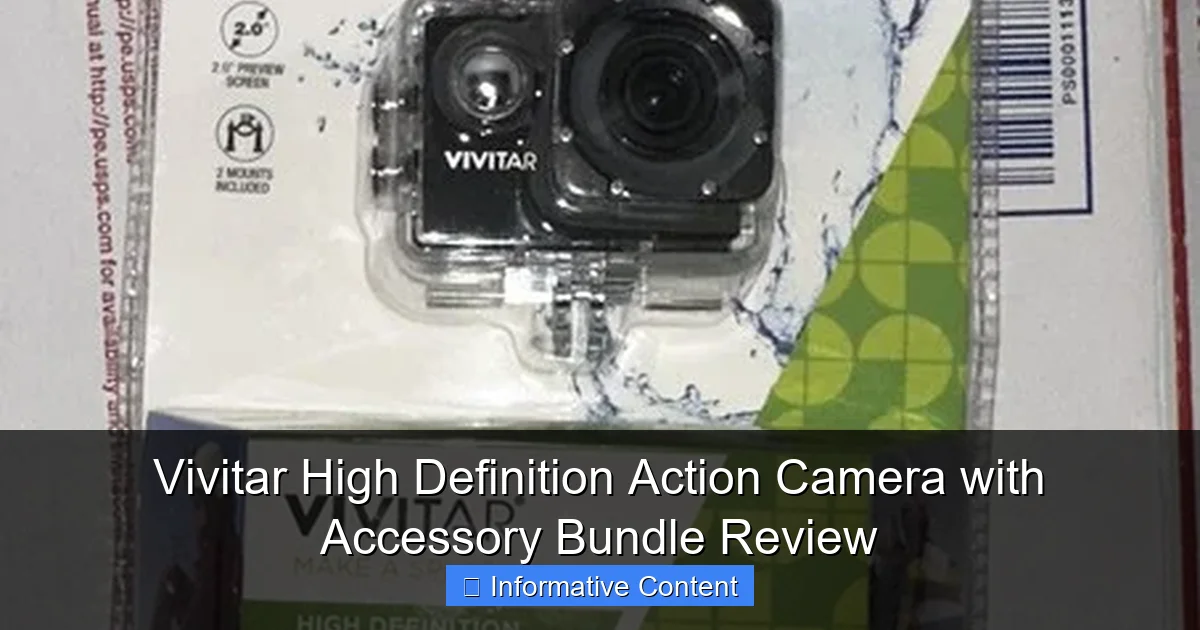 Vivitar High Definition Action Camera with Accessory Bundle Review