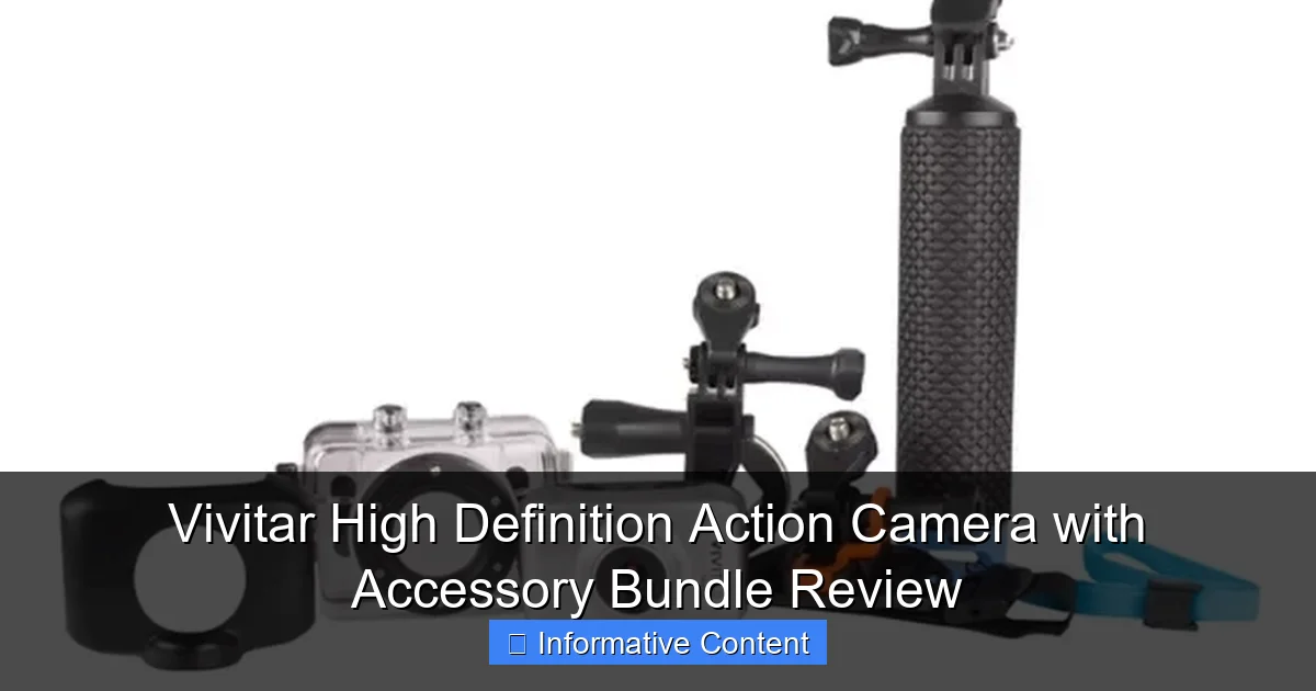 Vivitar High Definition Action Camera with Accessory Bundle Review