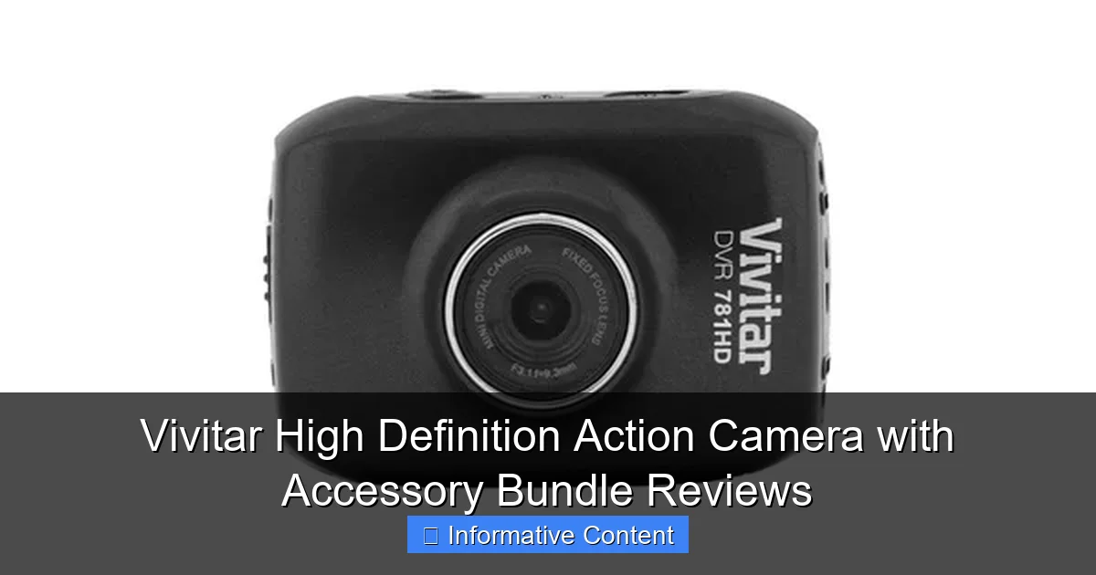 Vivitar High Definition Action Camera with Accessory Bundle Reviews