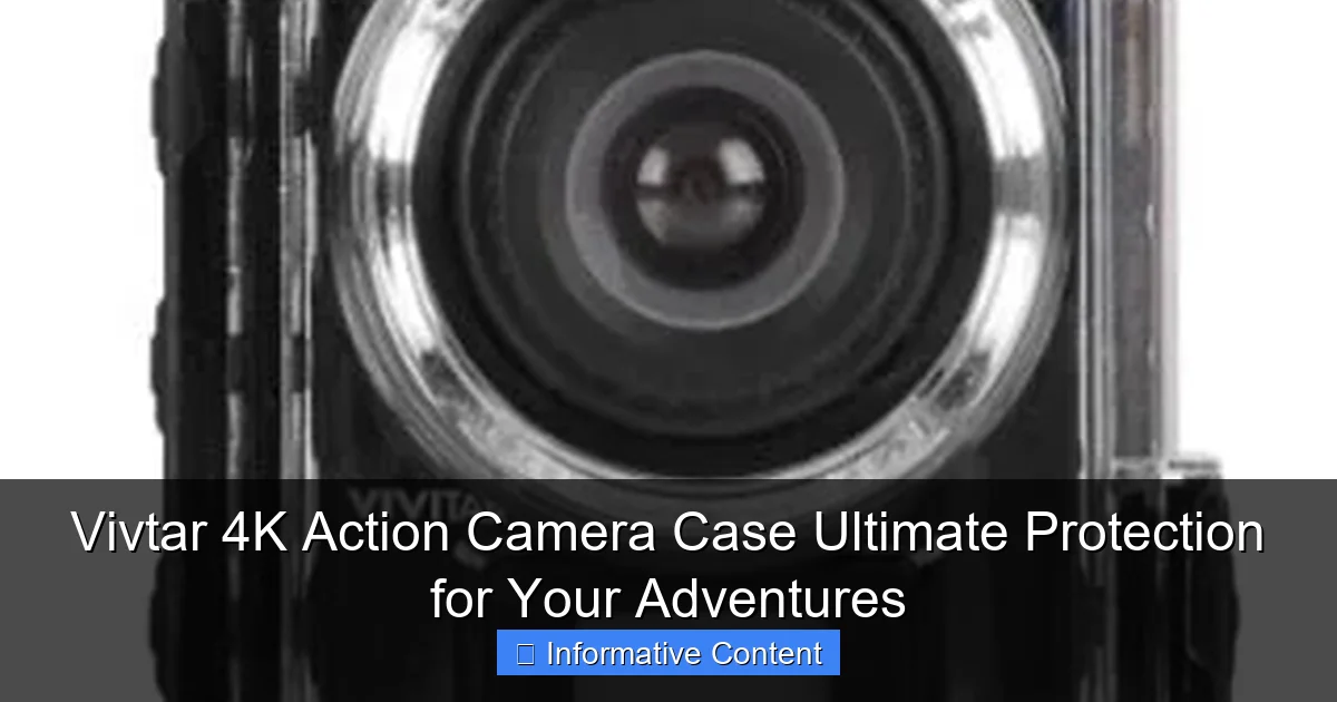 Vivtar 4K Action Camera Case Ultimate Protection for Your Adventures