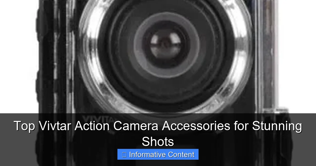 Top Vivtar Action Camera Accessories for Stunning Shots