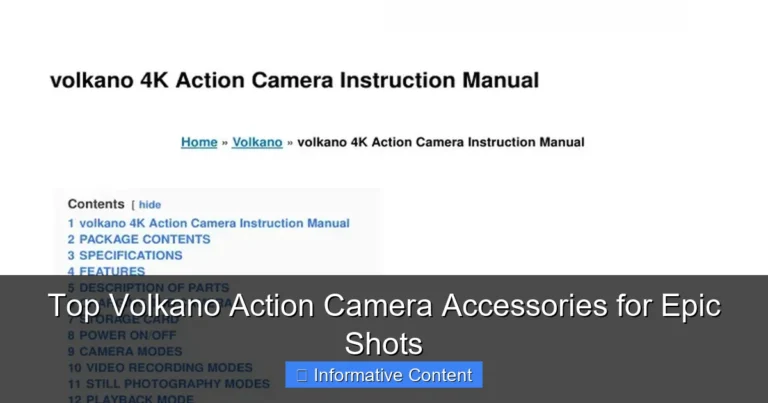 Top Volkano Action Camera Accessories for Epic Shots