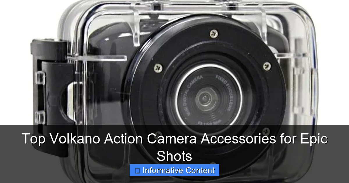 Top Volkano Action Camera Accessories for Epic Shots