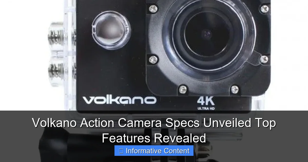 Volkano Action Camera Specs Unveiled Top Features Revealed