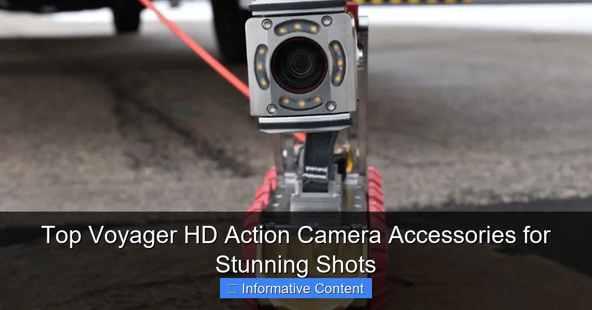 Top Voyager HD Action Camera Accessories for Stunning Shots