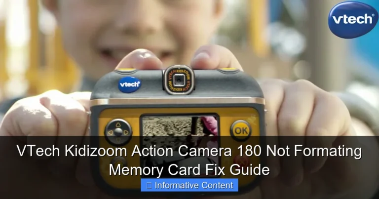 VTech Kidizoom Action Camera 180 Not Formating Memory Card Fix Guide