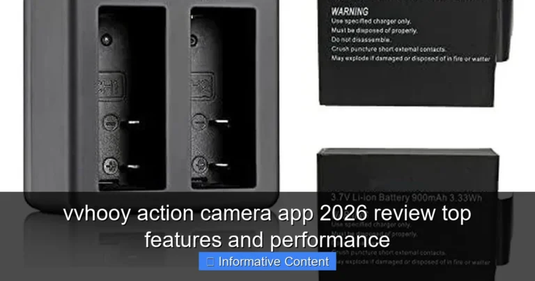 vvhooy action camera app 2026 review top features and performance
