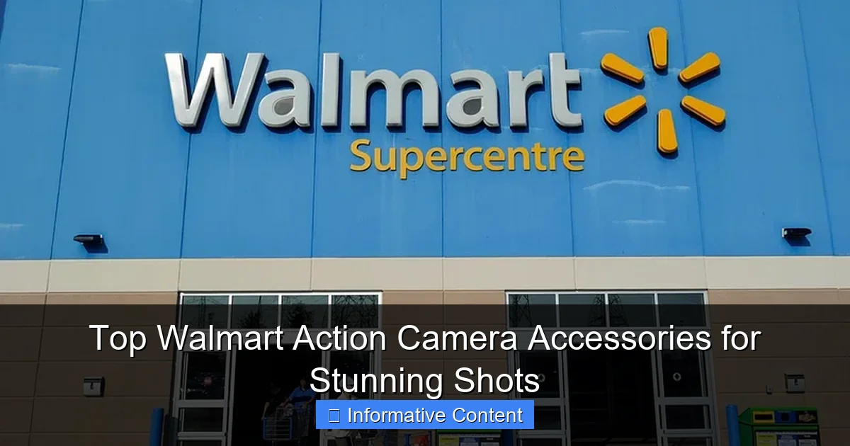 Top Walmart Action Camera Accessories for Stunning Shots