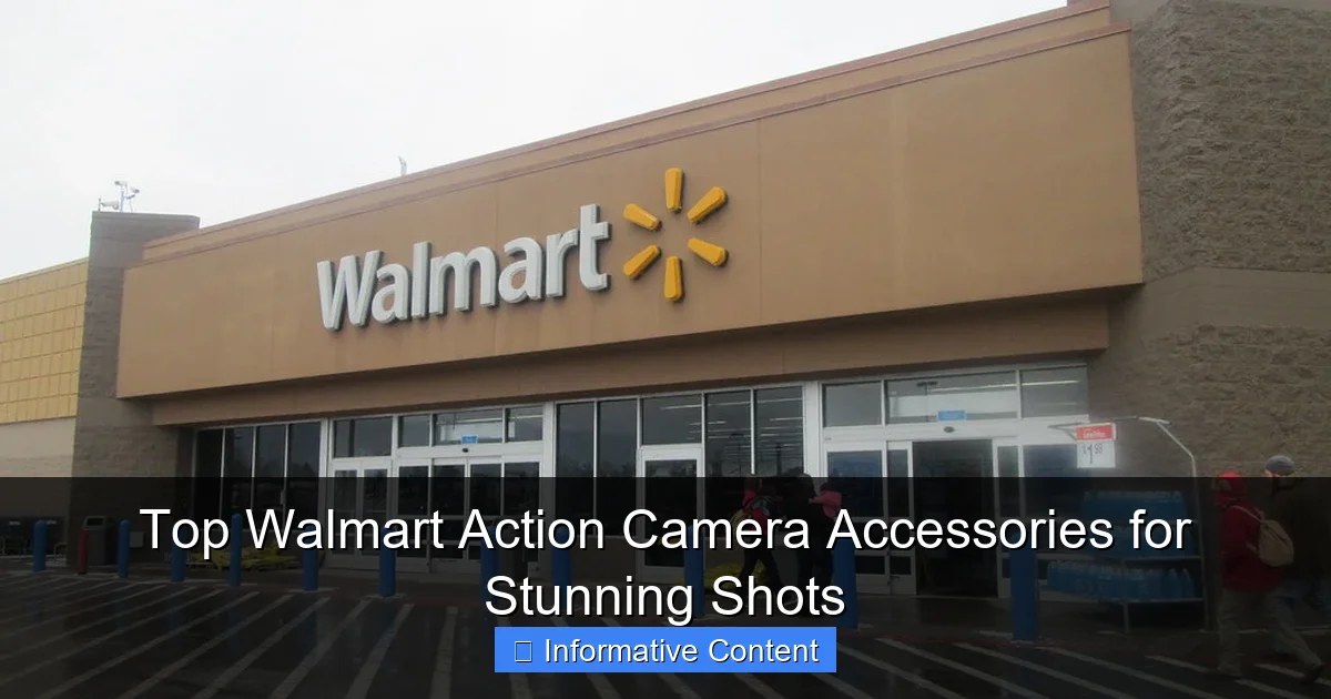 Top Walmart Action Camera Accessories for Stunning Shots