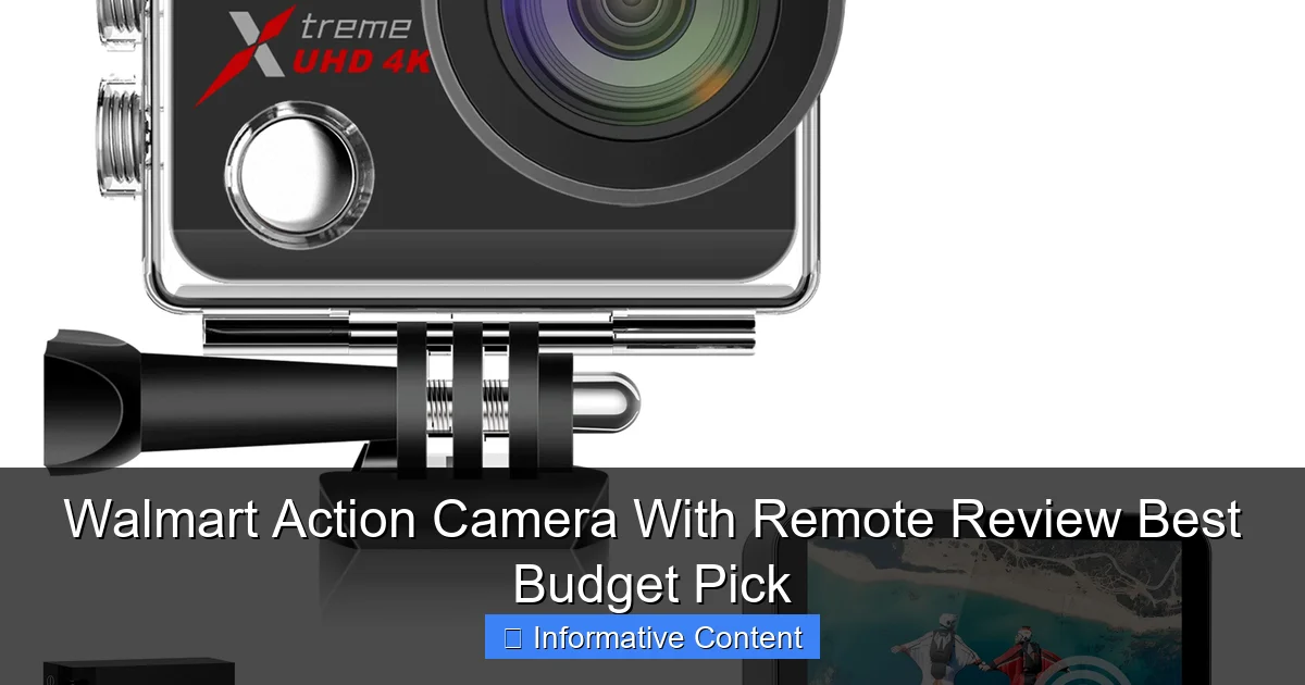 Walmart Action Camera With Remote Review Best Budget Pick