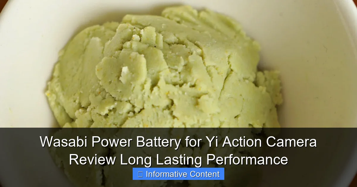 Wasabi Power Battery for Yi Action Camera Review Long Lasting Performance