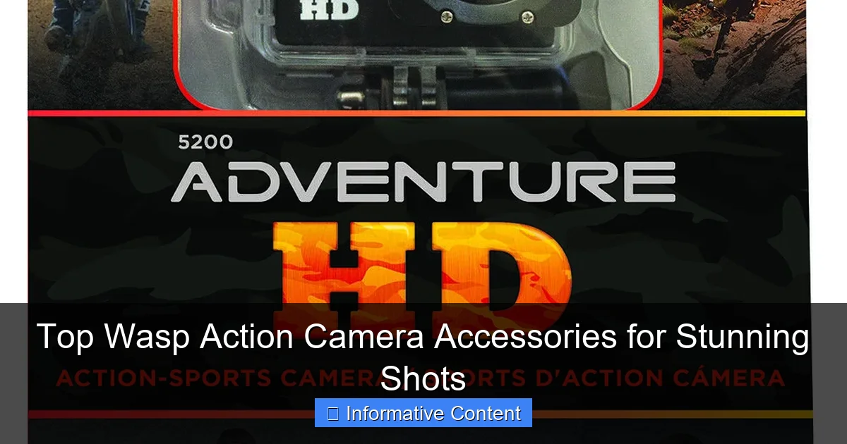 Top Wasp Action Camera Accessories for Stunning Shots