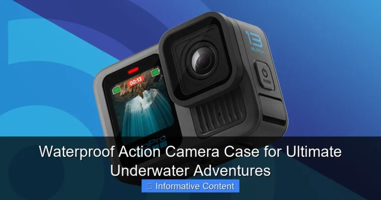 Waterproof Action Camera Case for Ultimate Underwater Adventures