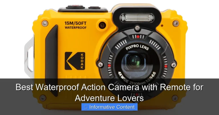 Best Waterproof Action Camera with Remote for Adventure Lovers