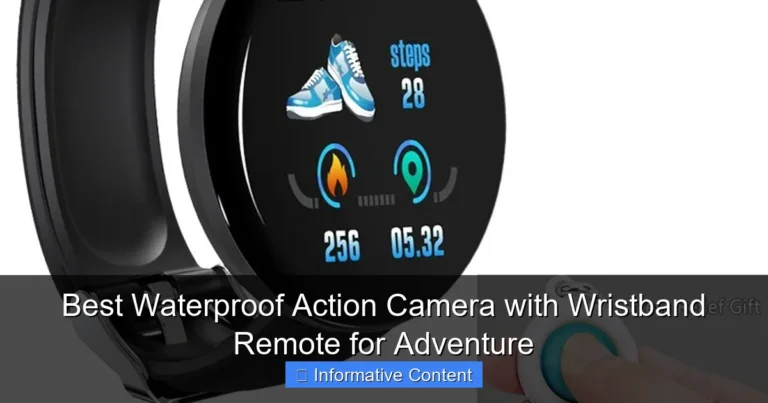 Best Waterproof Action Camera with Wristband Remote for Adventure