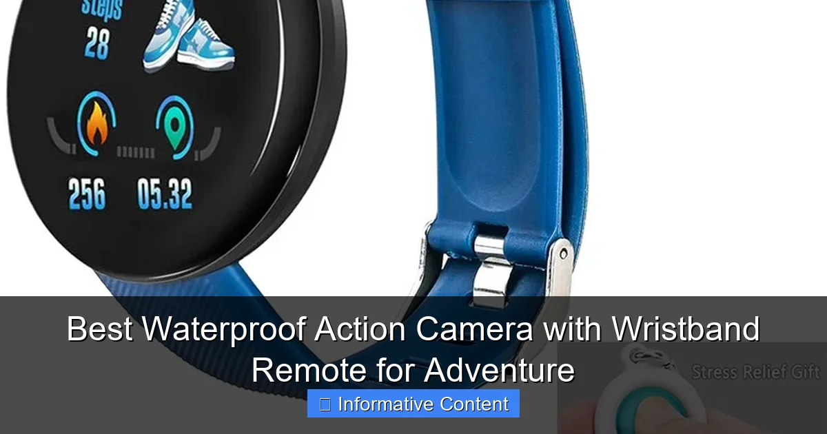 Best Waterproof Action Camera with Wristband Remote for Adventure