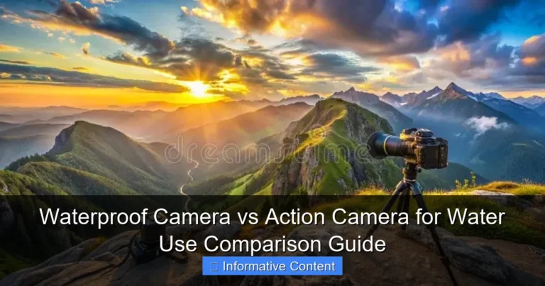 Waterproof Camera vs Action Camera for Water Use Comparison Guide