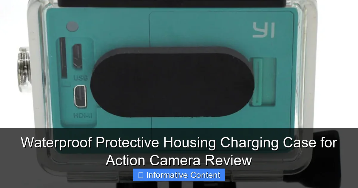 Waterproof Protective Housing Charging Case for Action Camera Review