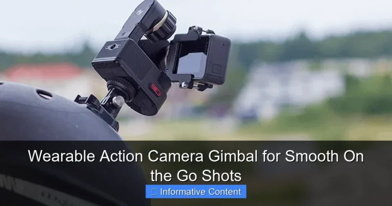 Wearable Action Camera Gimbal for Smooth On the Go Shots