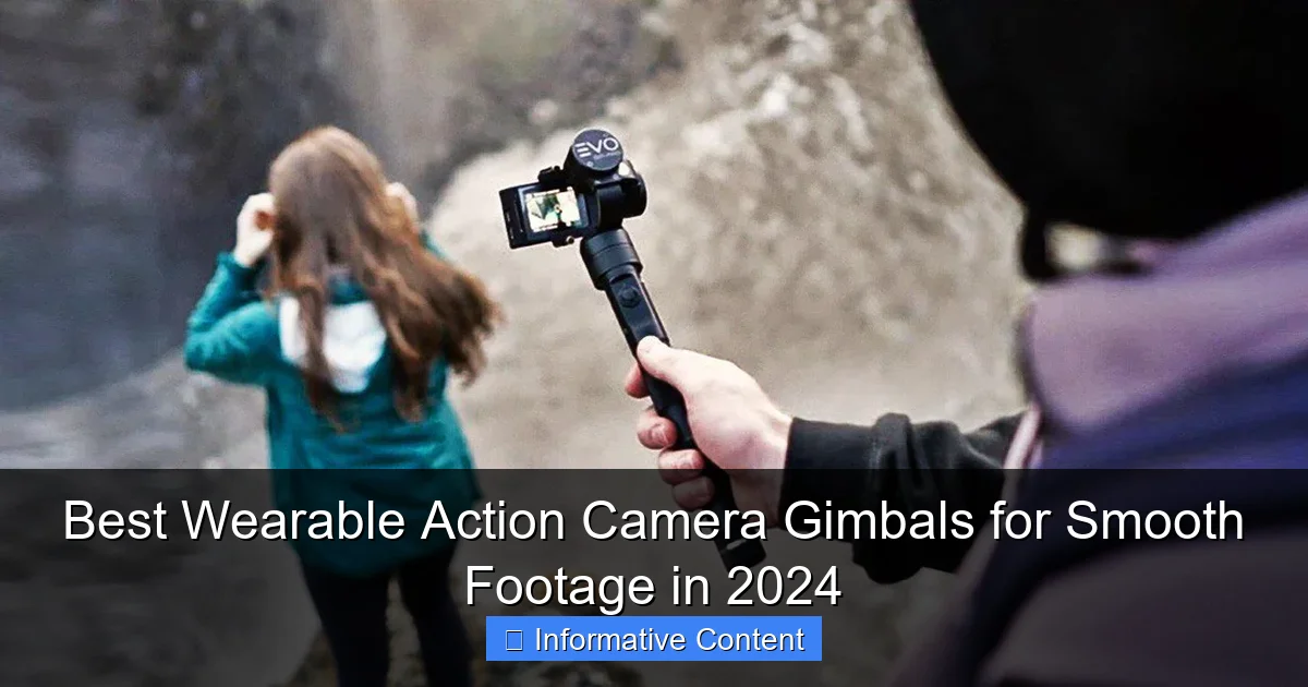 Best Wearable Action Camera Gimbals for Smooth Footage in 2024