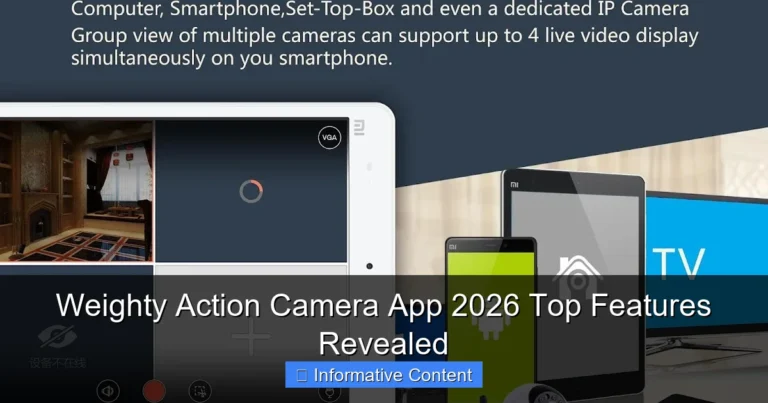 Weighty Action Camera App 2026 Top Features Revealed
