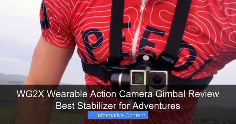WG2X Wearable Action Camera Gimbal Review Best Stabilizer for Adventures