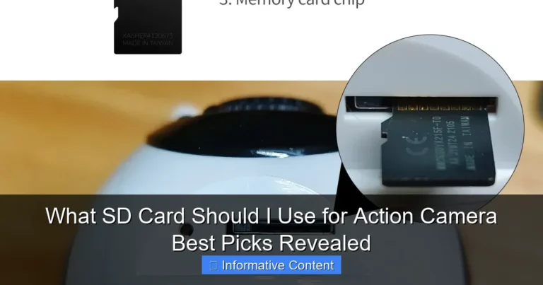 What SD Card Should I Use for Action Camera Best Picks Revealed