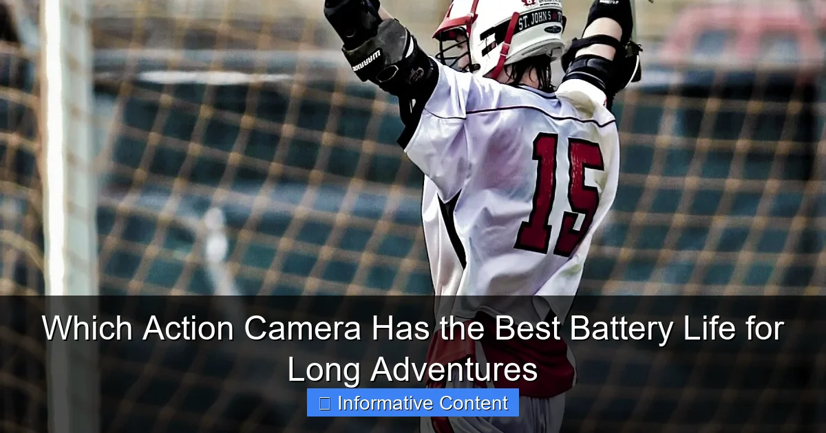 Which Action Camera Has the Best Battery Life for Long Adventures
