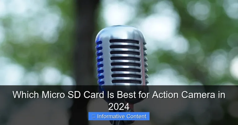 Which Micro SD Card Is Best for Action Camera in 2024