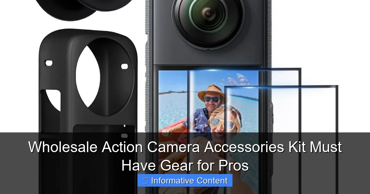 Wholesale Action Camera Accessories Kit Must Have Gear for Pros