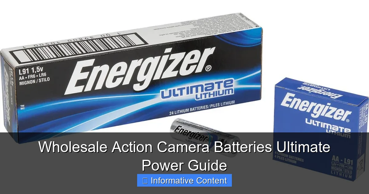 Wholesale Action Camera Batteries Ultimate Power Guide