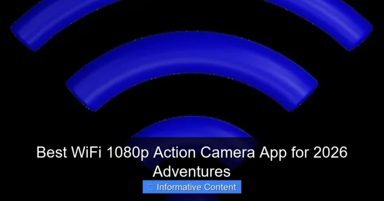 Best WiFi 1080p Action Camera App for 2026 Adventures