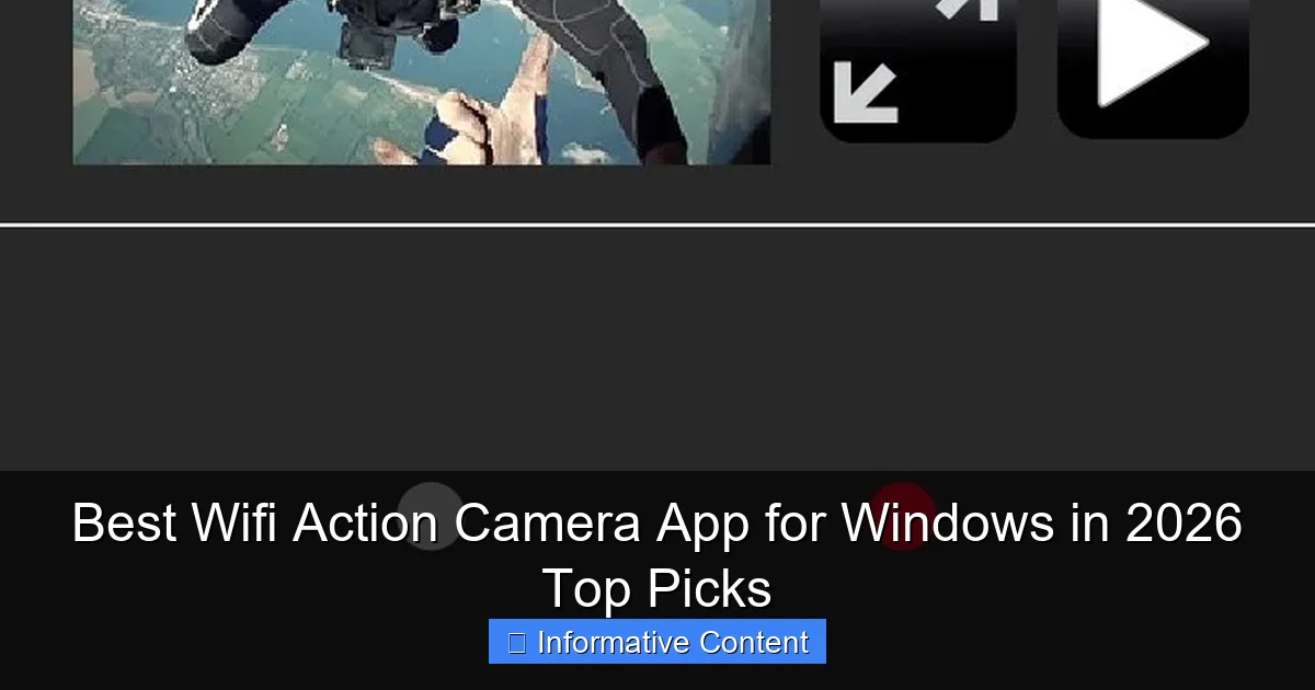 Best Wifi Action Camera App for Windows in 2026 Top Picks