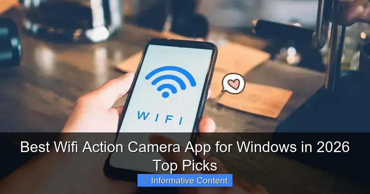 Best Wifi Action Camera App for Windows in 2026 Top Picks