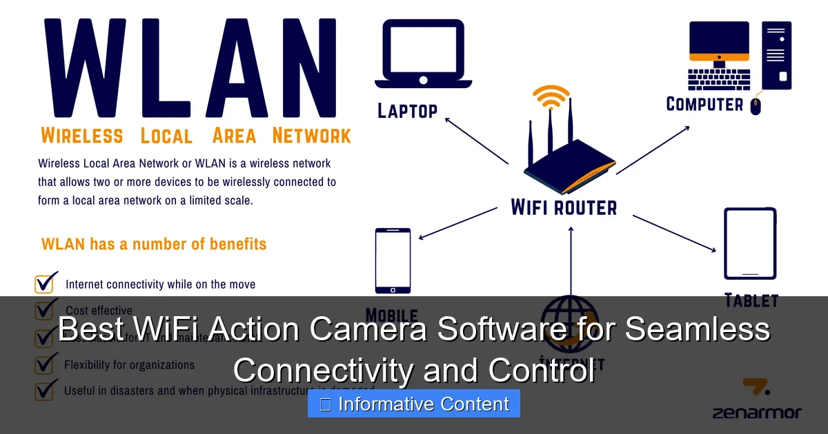 Best WiFi Action Camera Software for Seamless Connectivity and Control