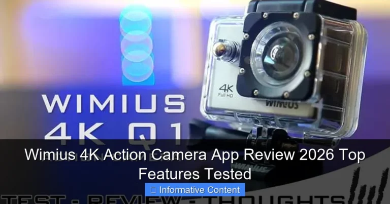 Wimius 4K Action Camera App Review 2026 Top Features Tested