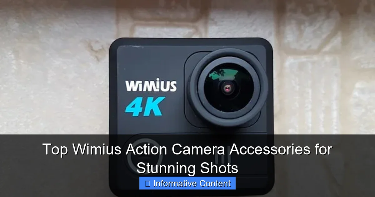 Top Wimius Action Camera Accessories for Stunning Shots