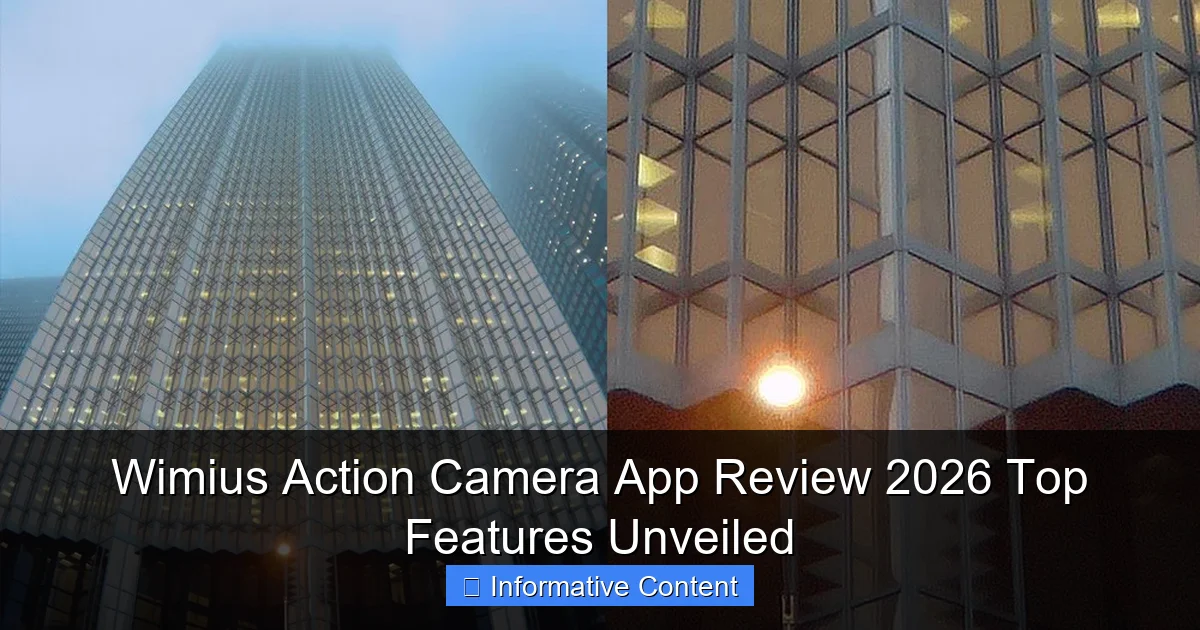 Wimius Action Camera App Review 2026 Top Features Unveiled
