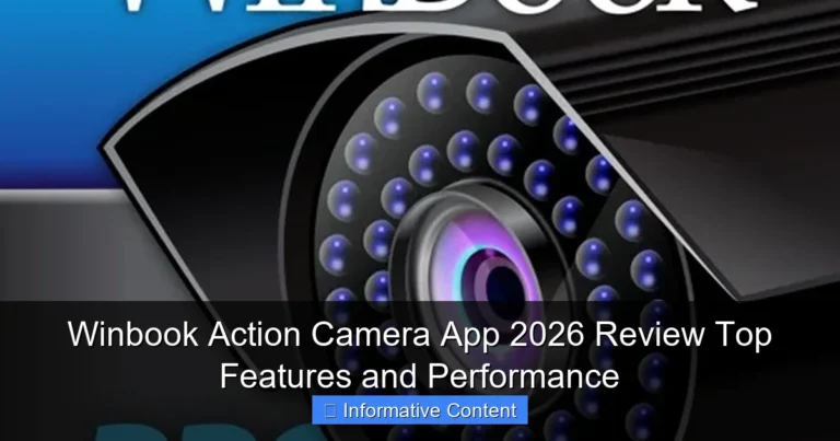 Winbook Action Camera App 2026 Review Top Features and Performance
