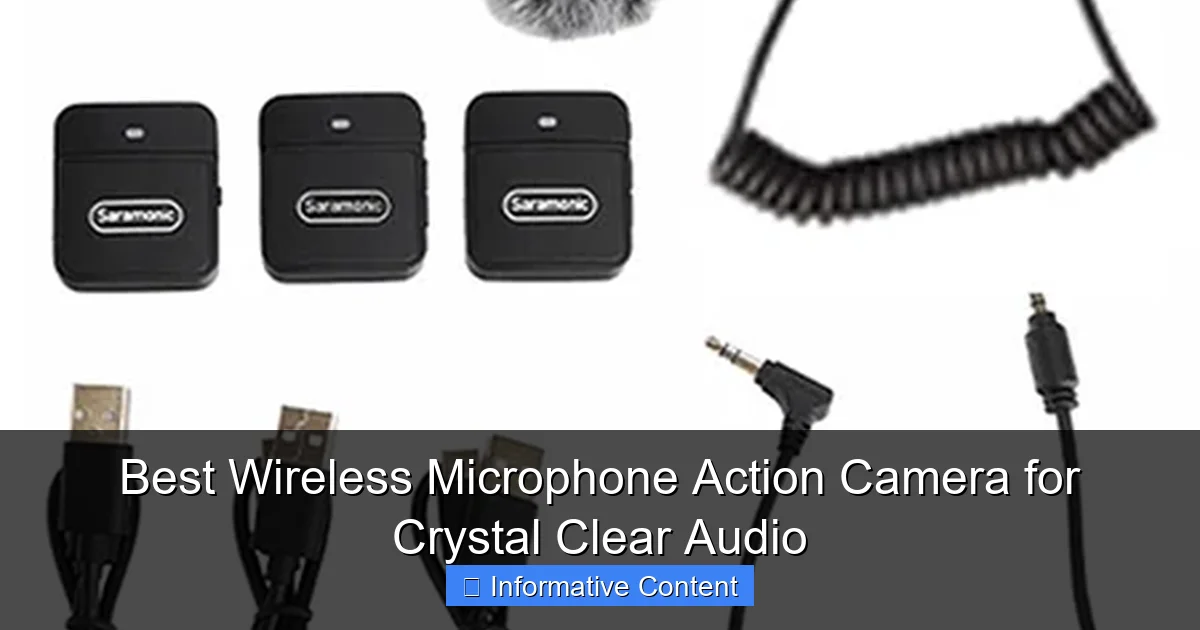 Best Wireless Microphone Action Camera for Crystal Clear Audio
