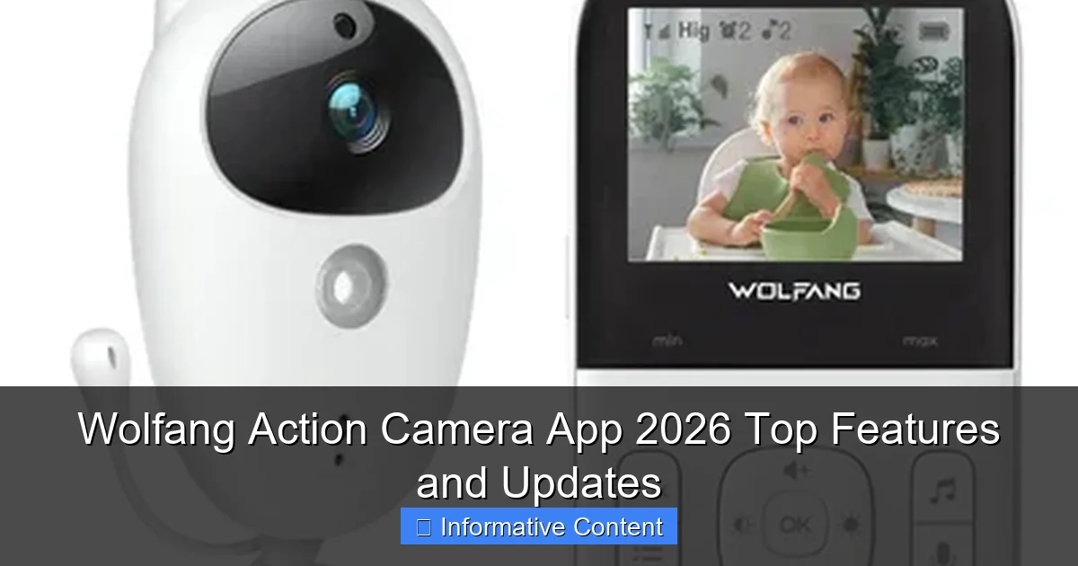 Wolfang Action Camera App 2026 Top Features and Updates