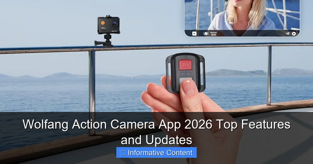 Wolfang Action Camera App 2026 Top Features and Updates